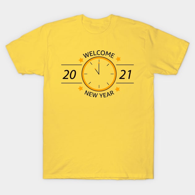 welcome 2021 T-Shirt by M_Mary